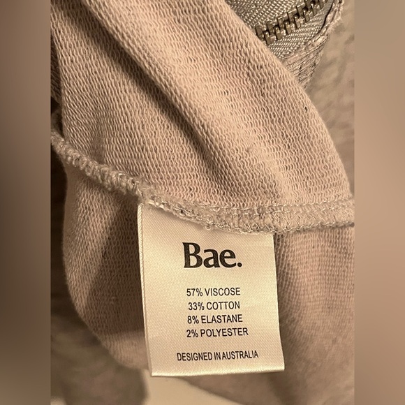 BAE the Label XS Grey/Black Speckle Maternity/Nursing Hoodie - Picture 8 of 8
